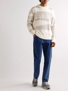 NN07 - Vinny Intarsia Cotton-Blend Sweater - Neutrals