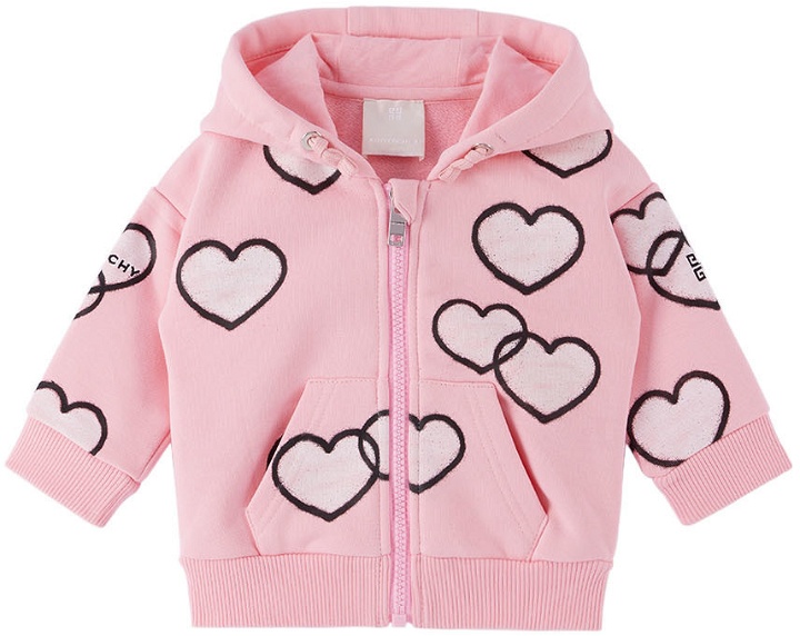 Photo: Givenchy Baby Pink Hearts Hoodie