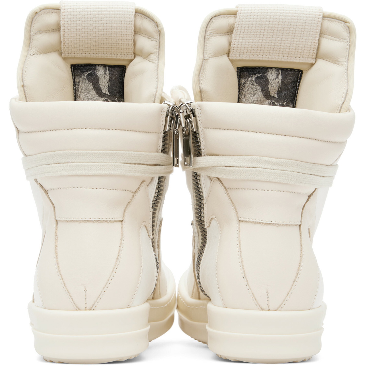 Rick Owens Off-White Tower Geobasket Sneakers