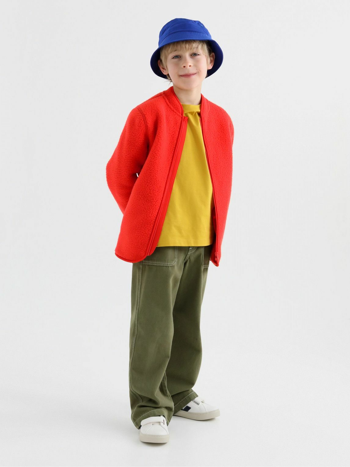 ARKET Kids - Ludwig Cotton-Fleece Jacket - Red