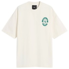 END. Beer Mat T-Shirt in Ecru