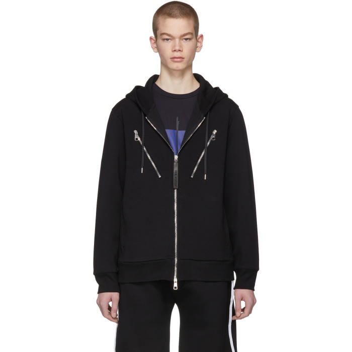 Neil barrett sale zip hoodie