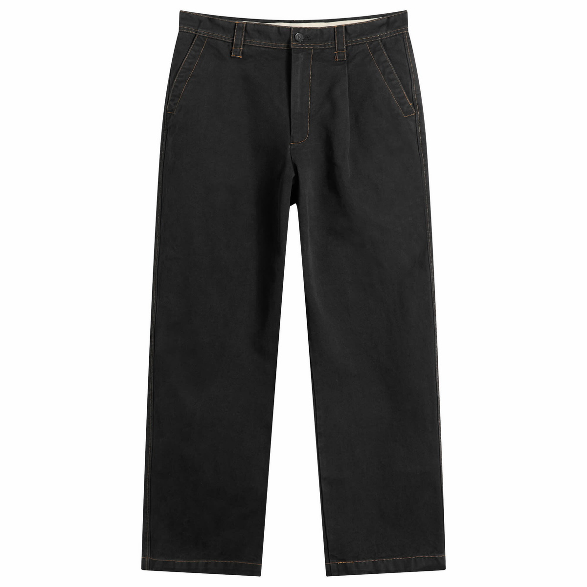 Bound Men's Heavy Canvas Workwear Trousers in Black