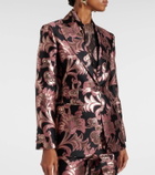 Etro Floral jacquard blazer