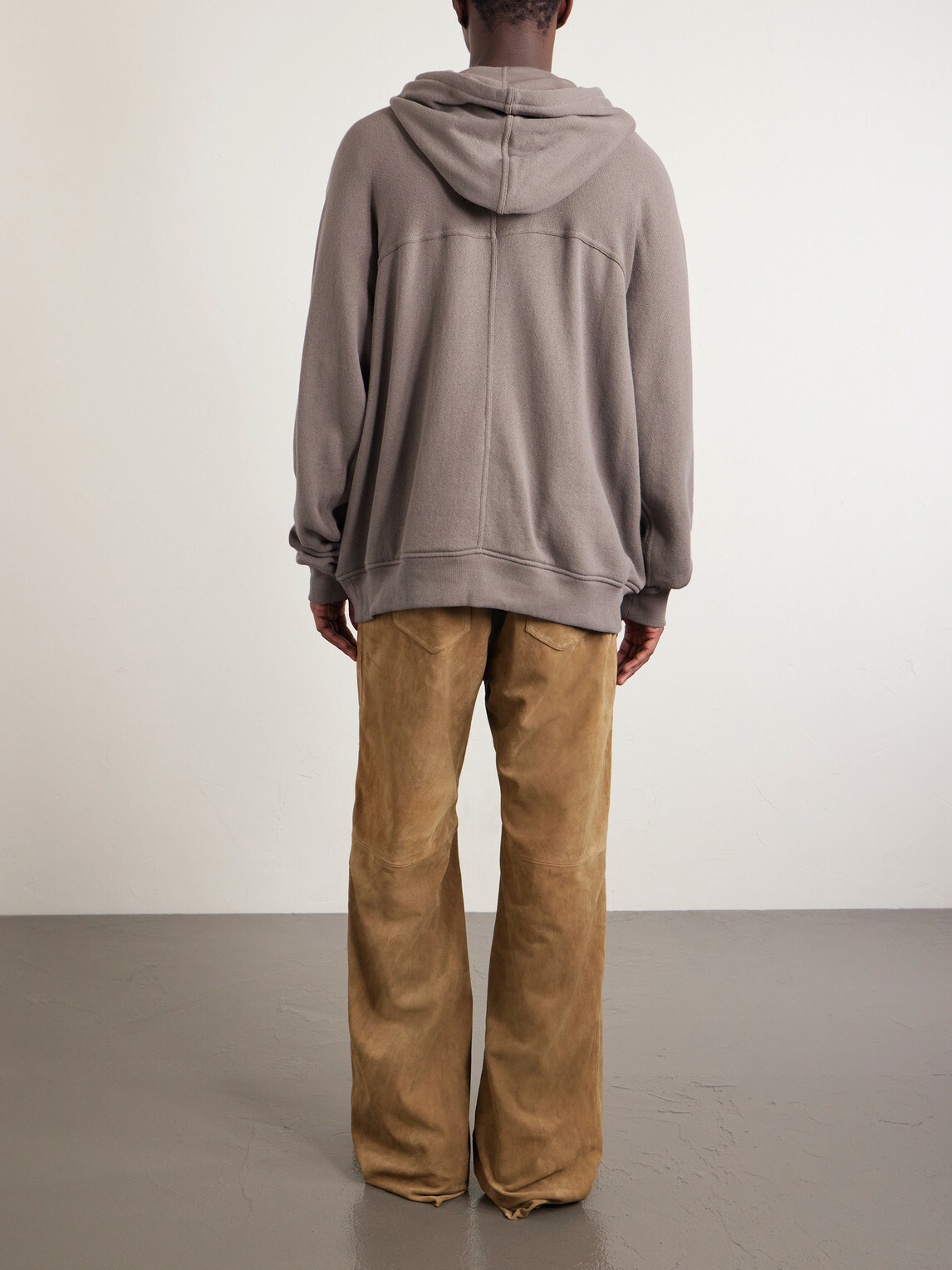 Rick Owens - Organic Cotton-Terry Zip-Up Hoodie - Gray