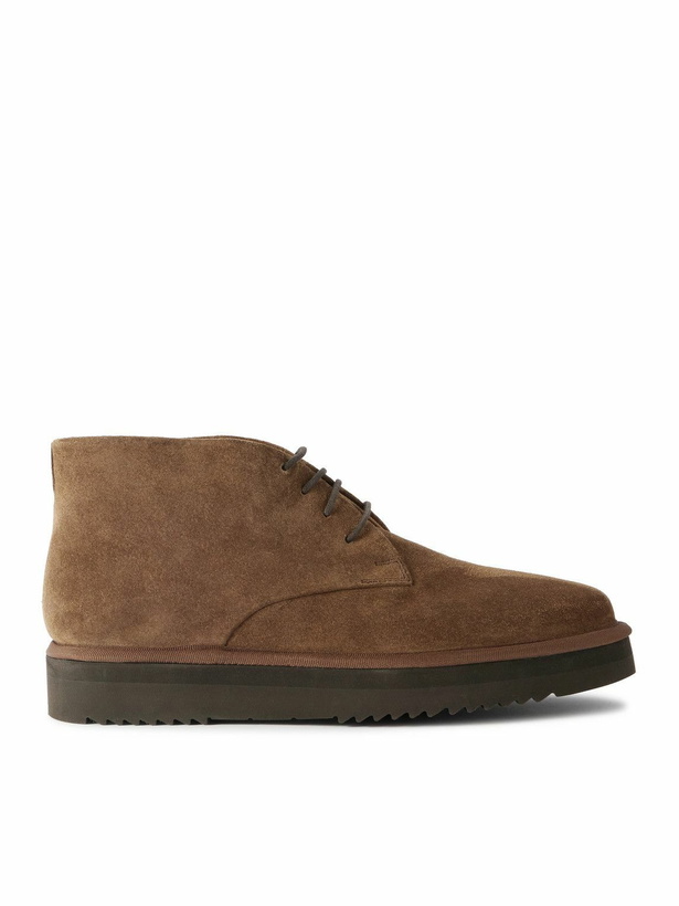 Photo: Grenson - Keats Suede Chukka Boots - Brown