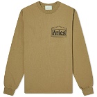 Aries Long Sleeve Temple T-Shirt in Olive