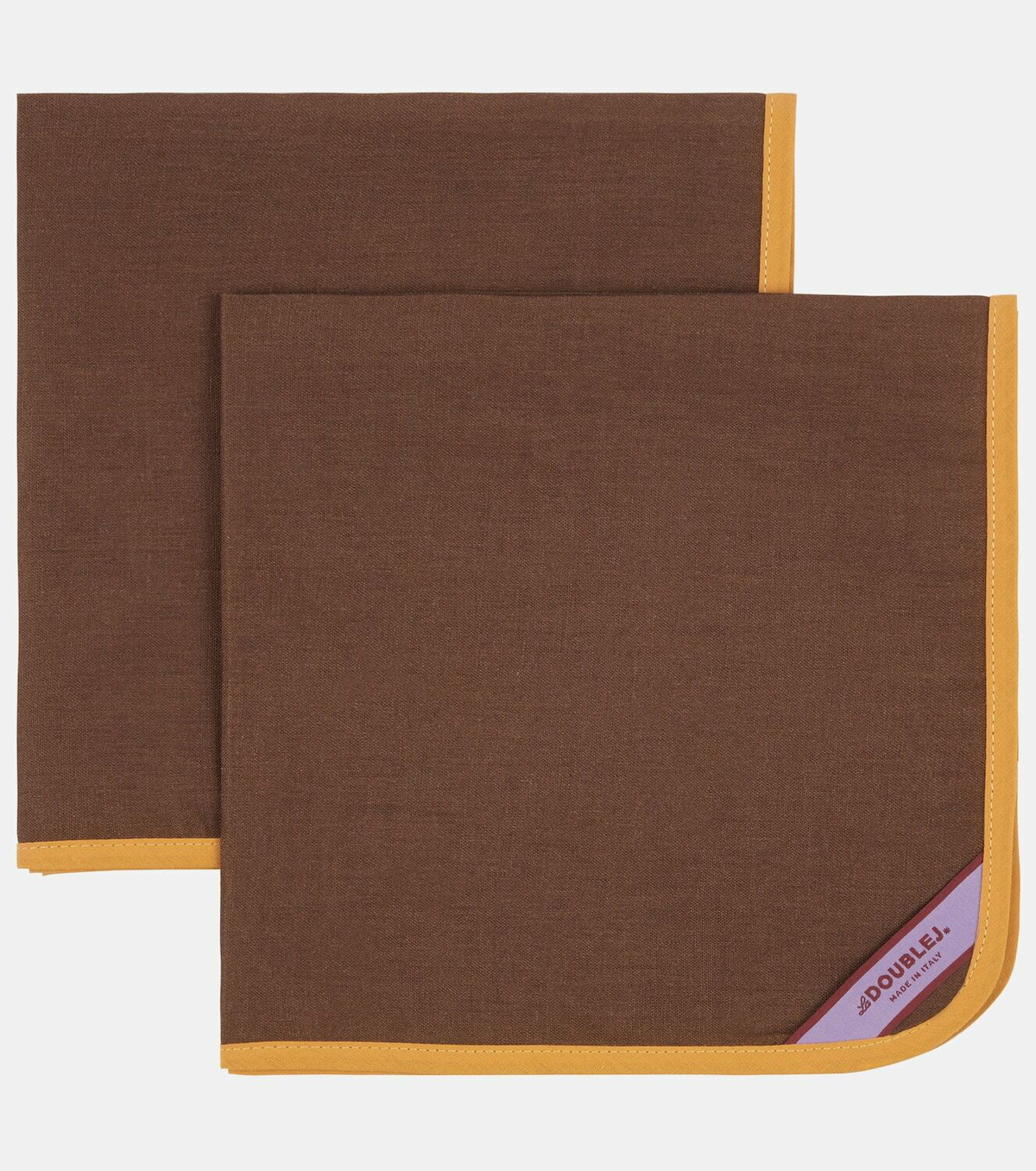 La DoubleJ Rainbow Chocolate Large set of 2 napkins