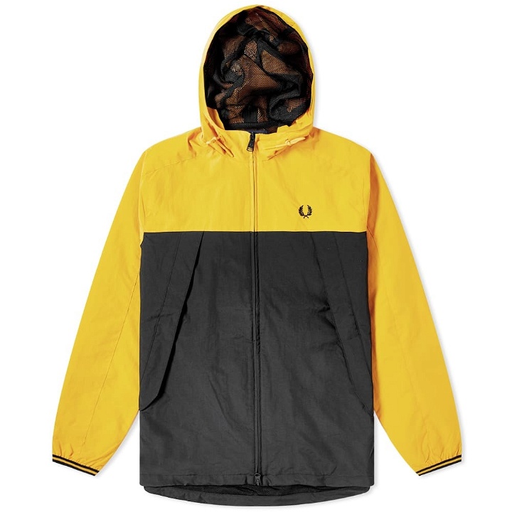 Photo: Fred Perry Authentic Colour Blocked Panelled Jacket
