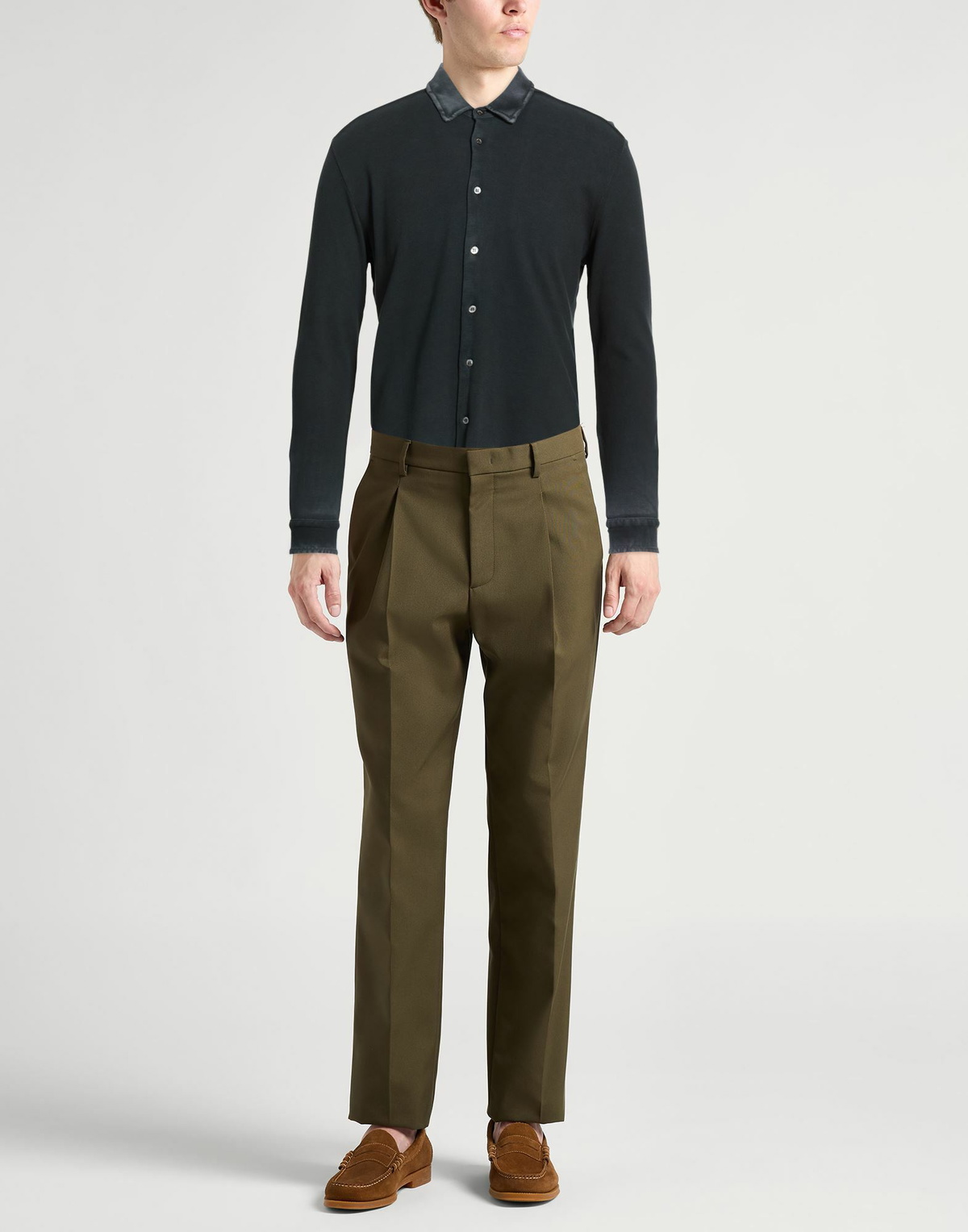 Roberto Collina Mens Shirt in Black