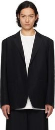 N.Hoolywood Black Buttonless Blazer