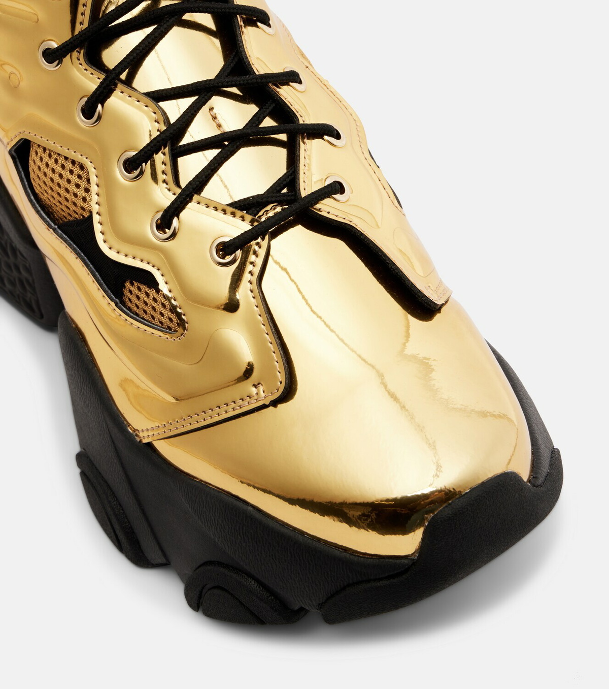 Noir Kei Ninomiya x Reebok metallic-effect platform sneakers