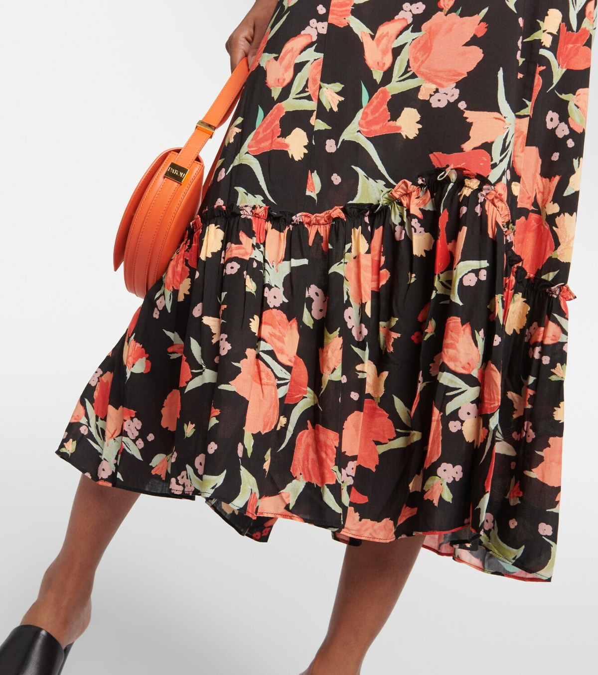 Rixo June square-neck midi dress Rixo