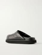 Rick Owens - Padded Leather Platform Mules - Black