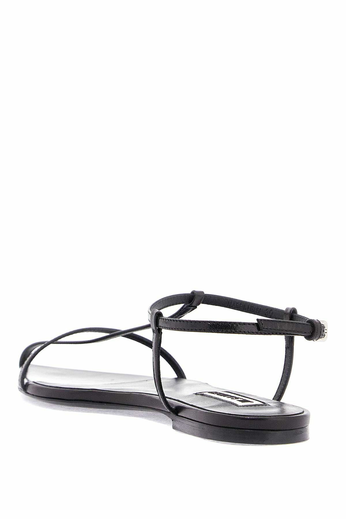 サンダル・ミュール JIL SANDER new tripon leather sandals for men JIL SANDER new tripon leather sandals for men Black Jil Sander