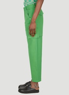 Le Pantalon Peche Cargo Pants in Green