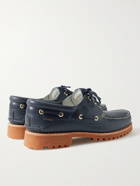 Timberland - Aimé Leon Dore 3-Eye Lug Leather Boat Shoes - Blue