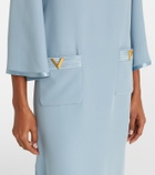 Valentino VGold silk maxi dress