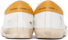 Golden Goose White & Yellow Super-Star Classic Sneakers
