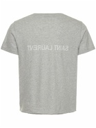 SAINT LAURENT - Logo Cotton Jersey T-shirt