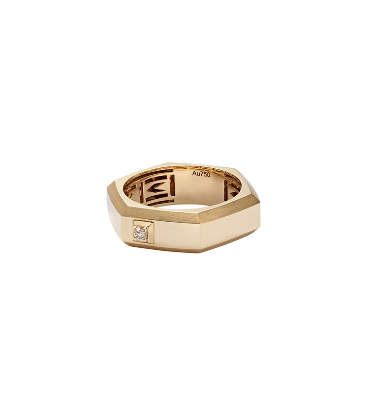 Photo: Messika Moderniste Medium 18kt gold ring with diamond