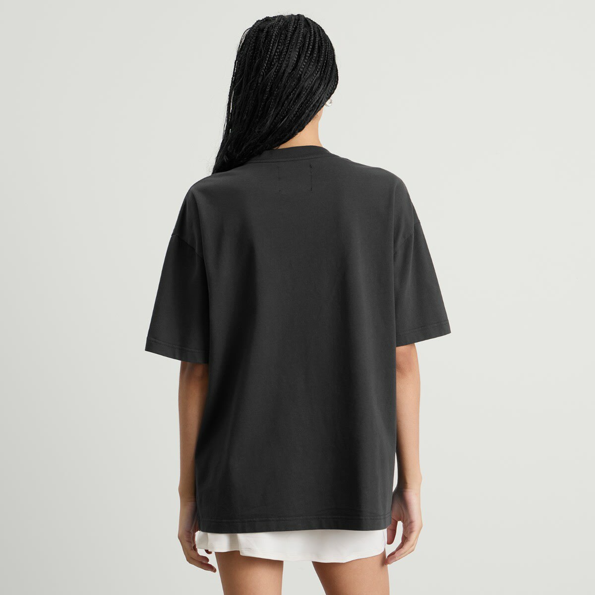 END. Airlines Short Sleeve T-Shirt in Cinder Black