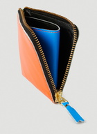 Fluo Zip Wallet in Orange