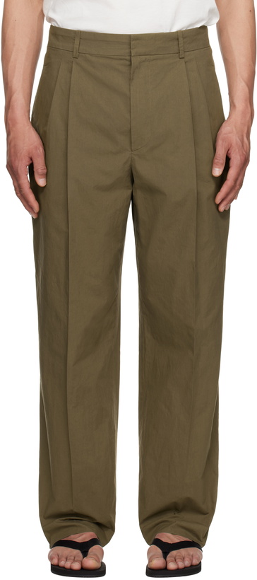 Photo: The Row Khaki Silas Trousers