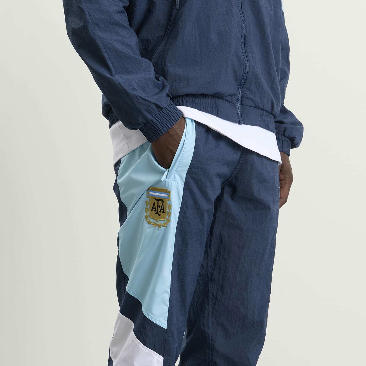 Adidas Men's AFA EQT Track Pant in Crew Navy
