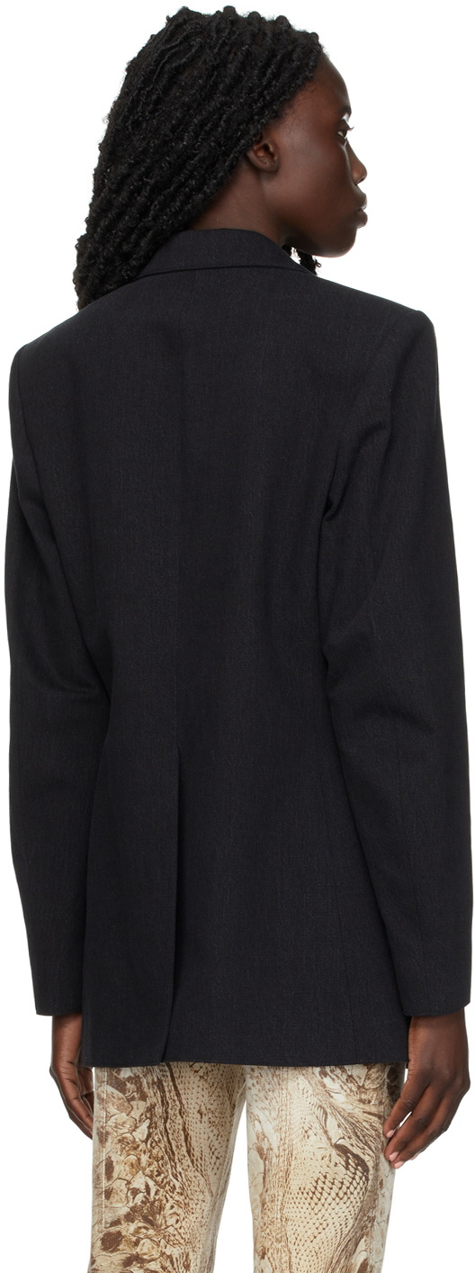 Kwaidan Editions SSENSE Exclusive Black Denim Capsule Blazer