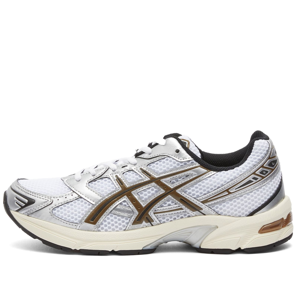 Asics Gel-1130 Sneakers in White/Clay Canyon ASICS