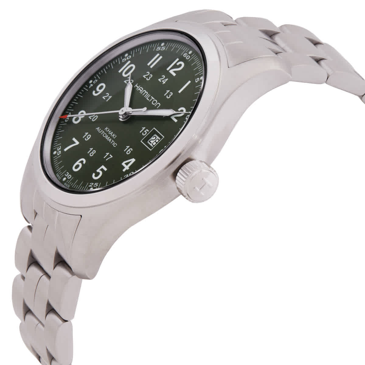 Hamilton Khaki Field Automatic Green Dial Watch H70605160