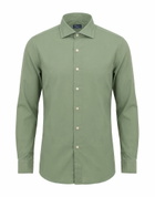 Finamore 1925 Mens Shirt in Sage green