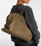 The Row Agnes 15 leather tote bag