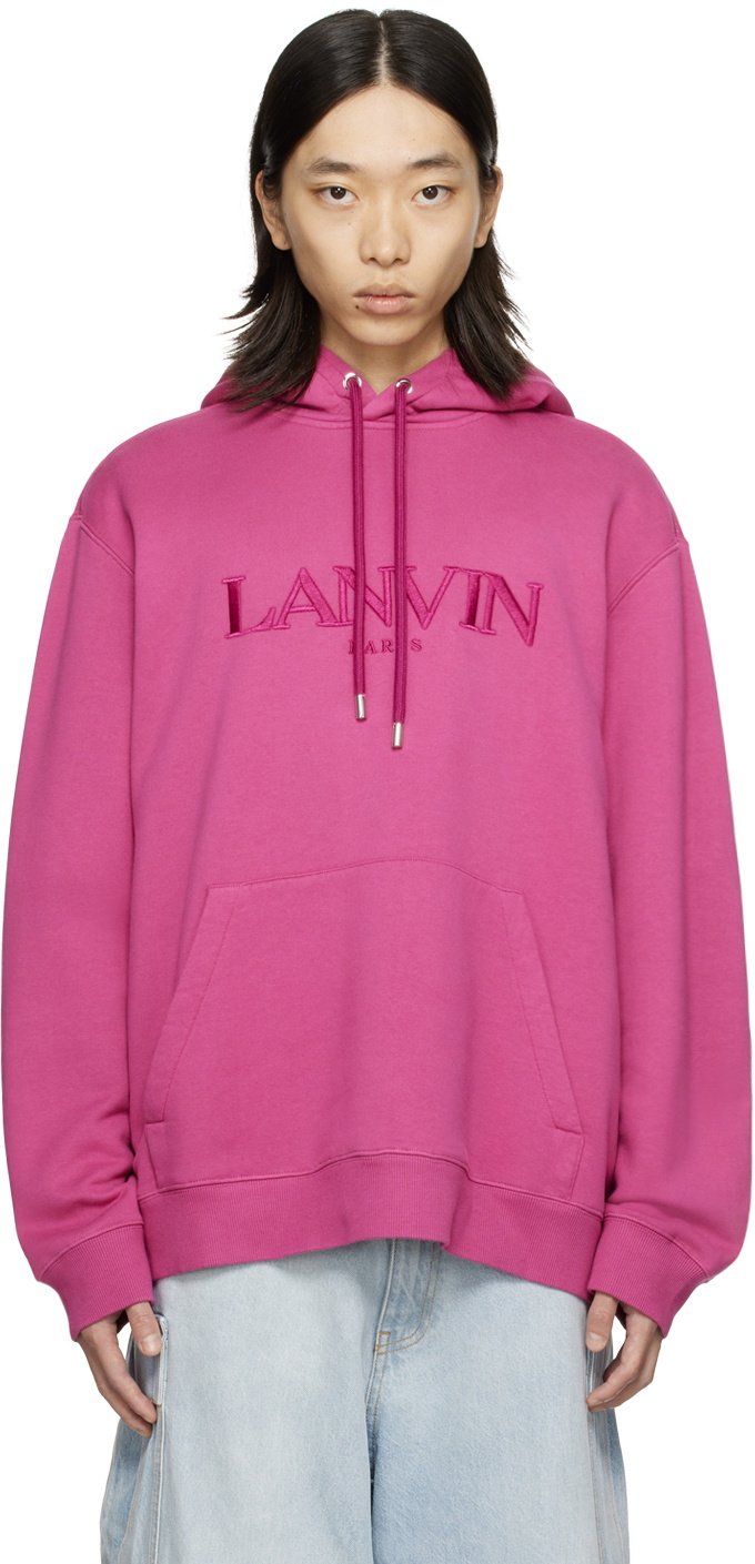 LANVIN ピンクベージュ フーディ パーカー 【公式通販】