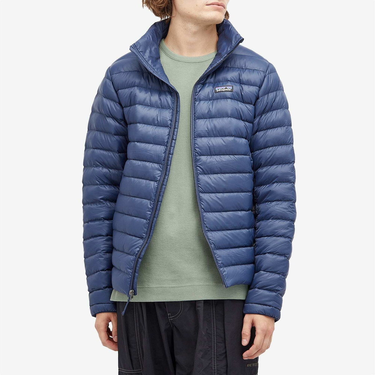 Patagonia Men's Down Sweater Jacket in New Navy