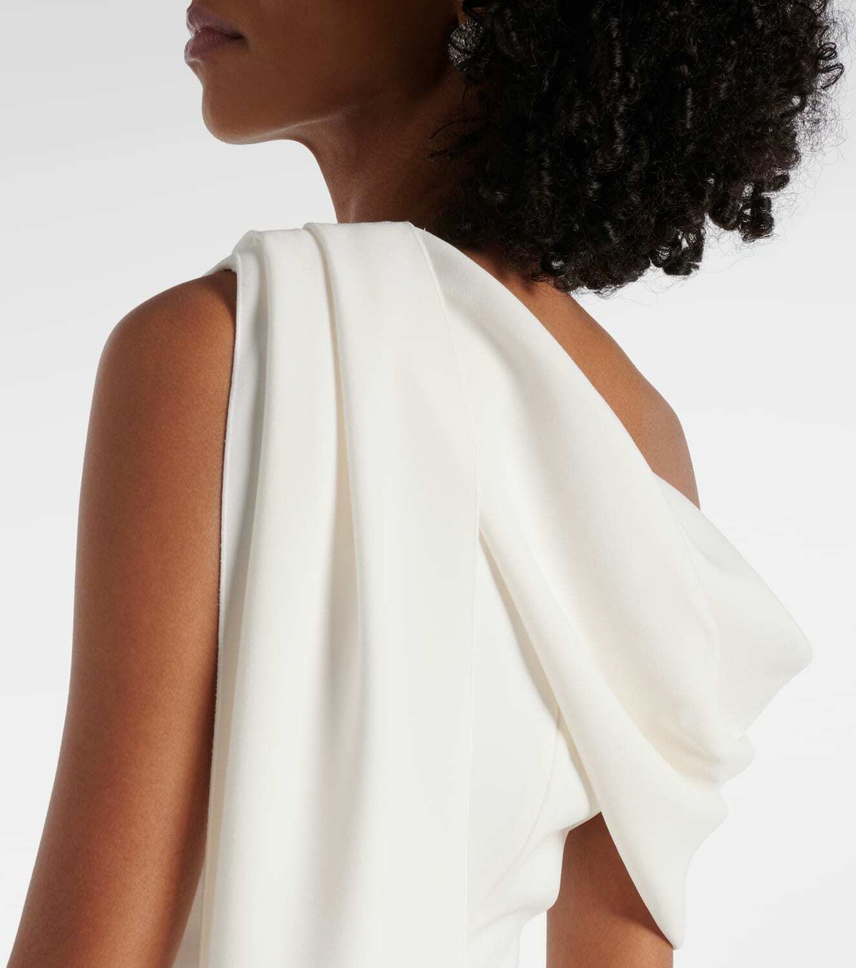 Roksanda Bridal Maite 2 caped one-shoulder gown