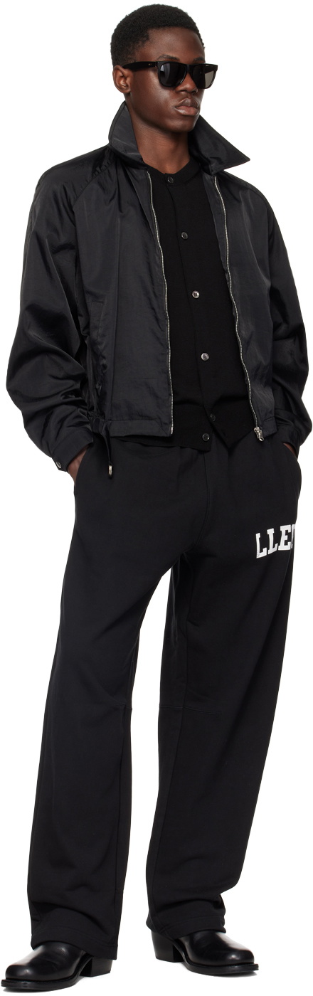 Recto Black Zip Bowling Jacket