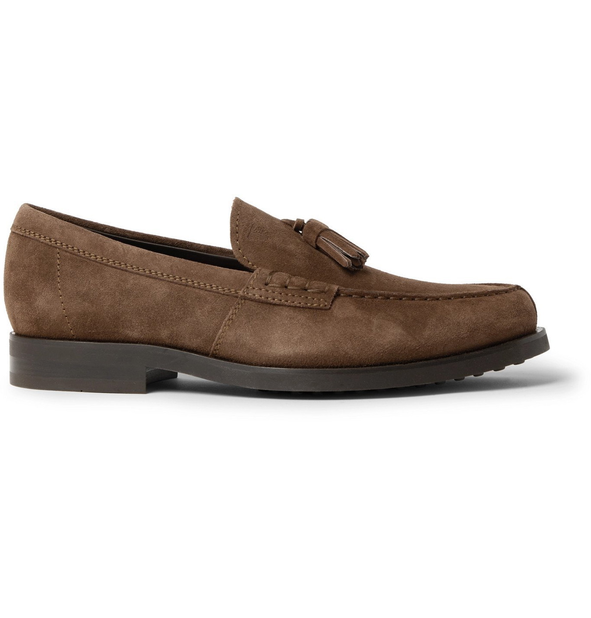 Tod's - Suede Tasselled Loafers - Brown Tod's
