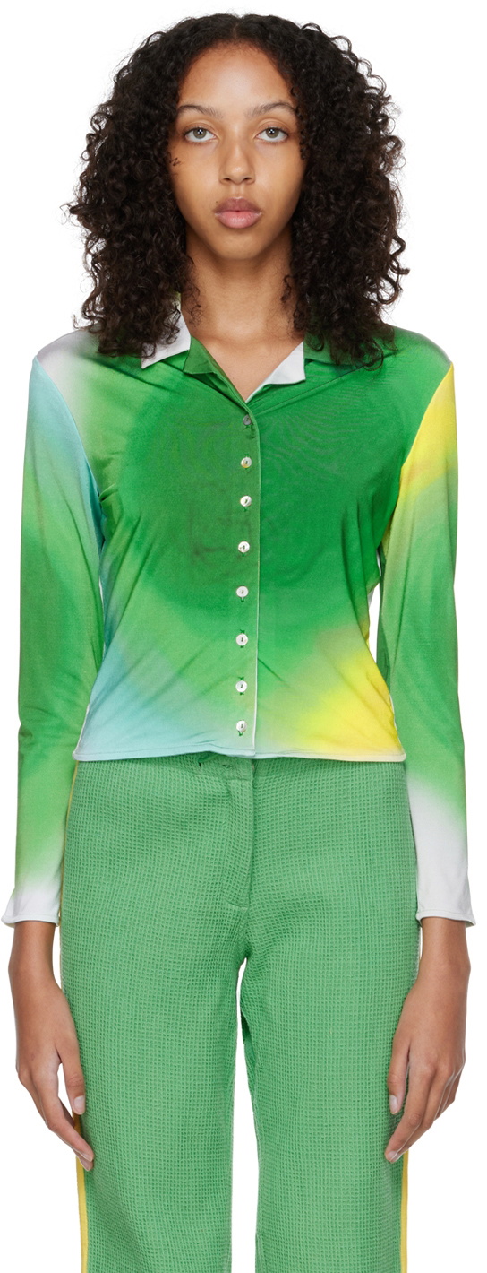 Gimaguas SSENSE Exclusive Green Lanka Shirt Gimaguas