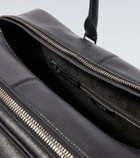 Tom Ford Logo leather duffel bag