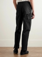Nike - Club Straight-Leg Logo-Embroidered Cotton-Blend Ripstop Cargo Trousers - Black