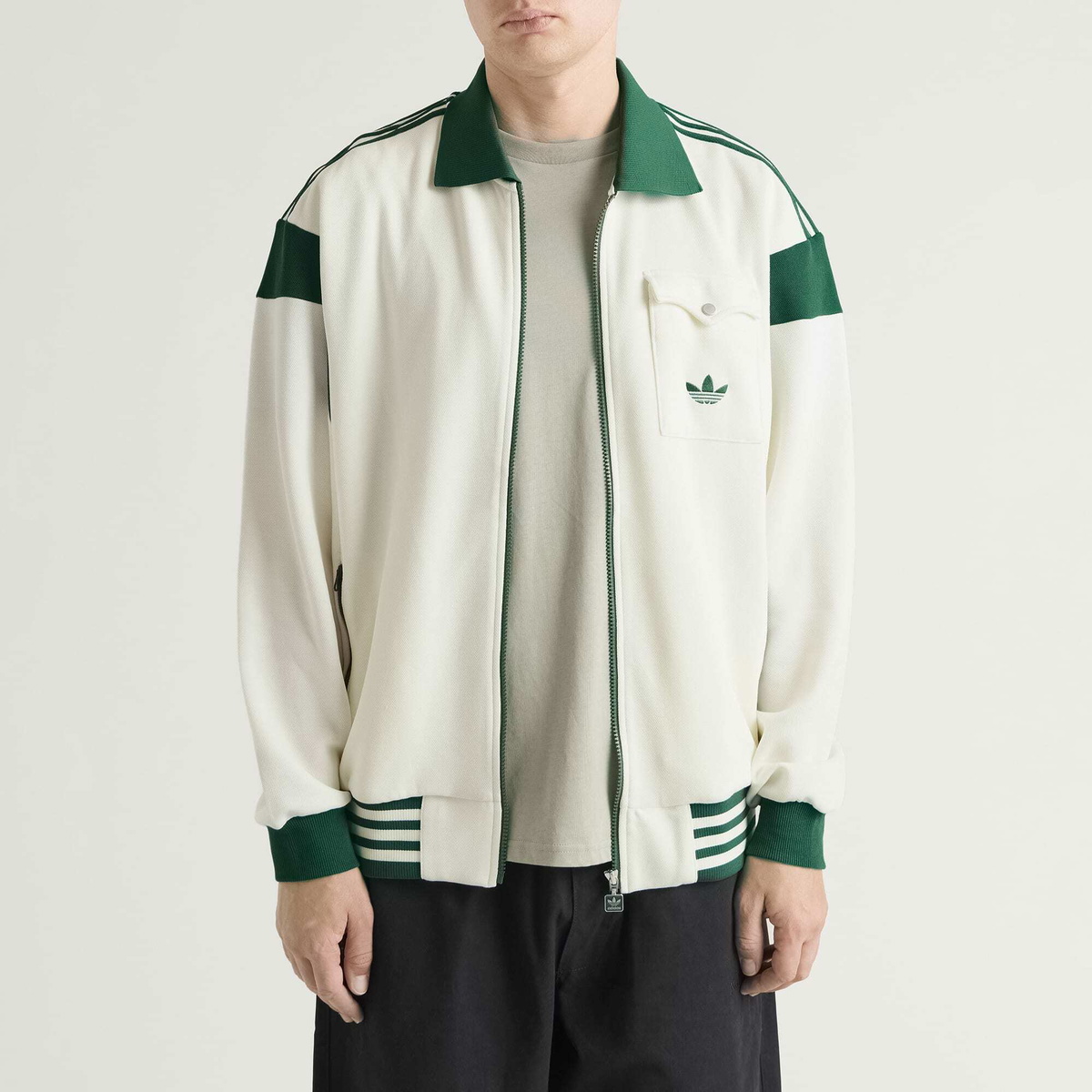 Adidas Men's Track Top in Off White