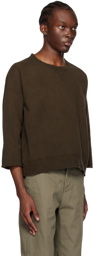 visvim Brown Ultimate Jumbo Sweatshirt