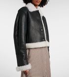 Loewe Shearling-lined leather jacket