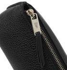 William & Son - Bruton Full-Grain Leather Pencil Case - Black