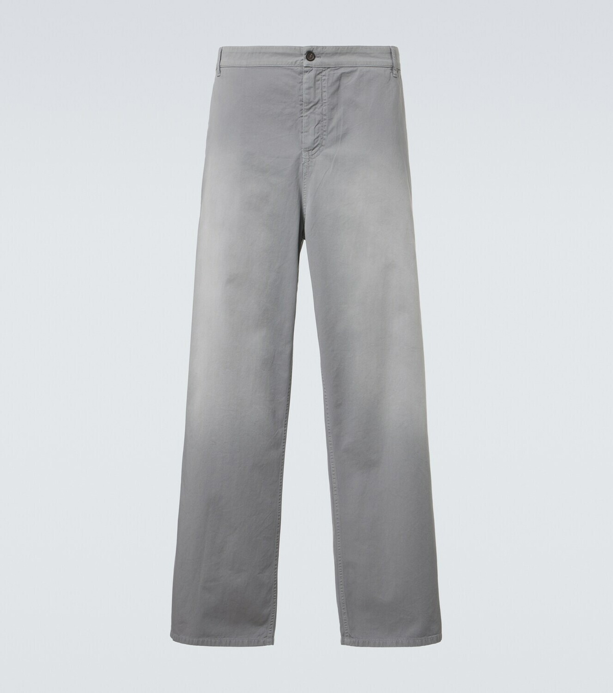 Miu Miu Cotton twill wide-leg pants