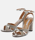 Aquazzura Very Sundance 85 embellished sandals