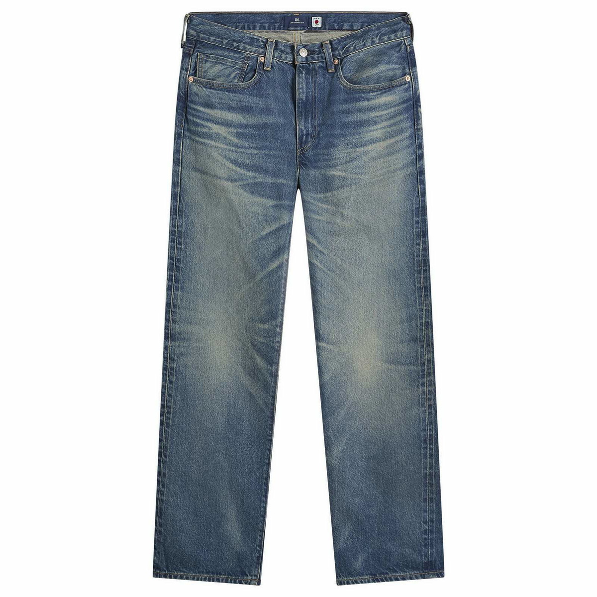 Levi's Men's Bue Tab Made in Japan Anchor Relaxed Jeans in Mizzen Mast