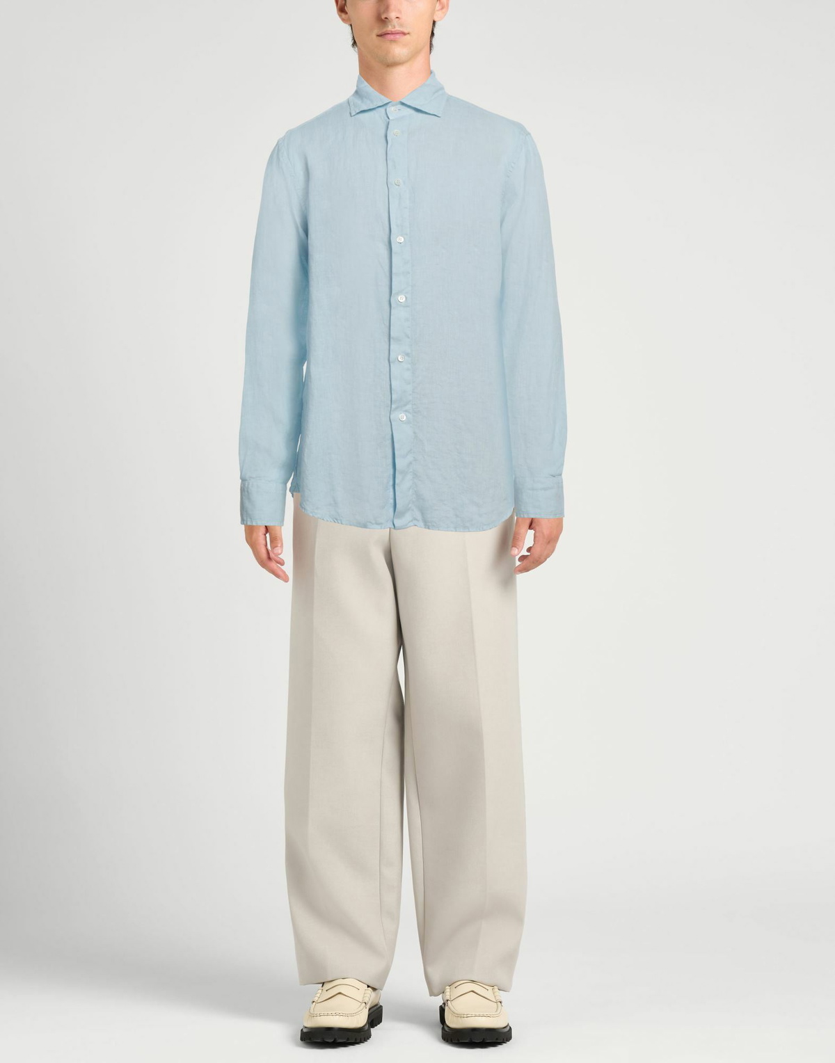 Barena Mens Shirt Sky in Blue